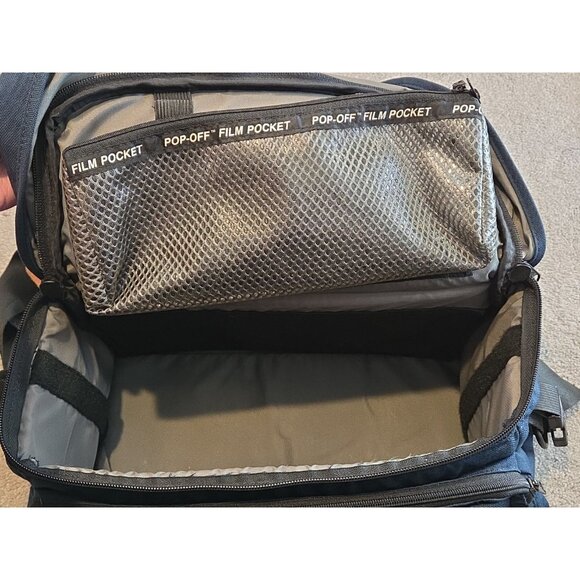 VNTG 1987 Tamrac USED  606 Lens Bridge System Blue Shoulder Camera Bag SEE  DESC - Picture 7 of 10